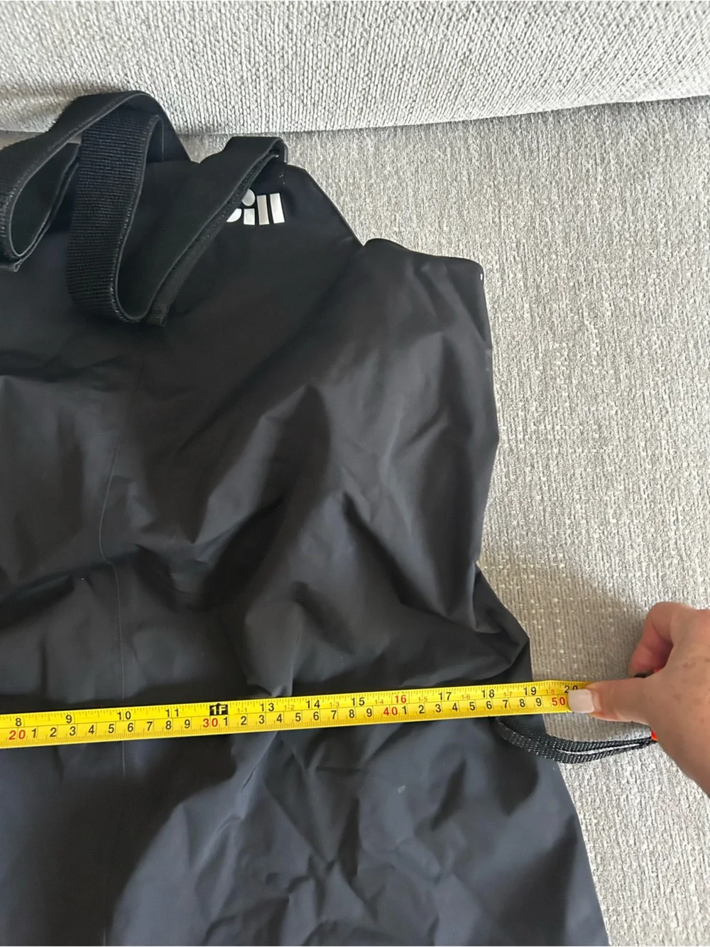 Gill Pro Salopettes Black JXL Sailing Water Sports Jumpsuit Bib